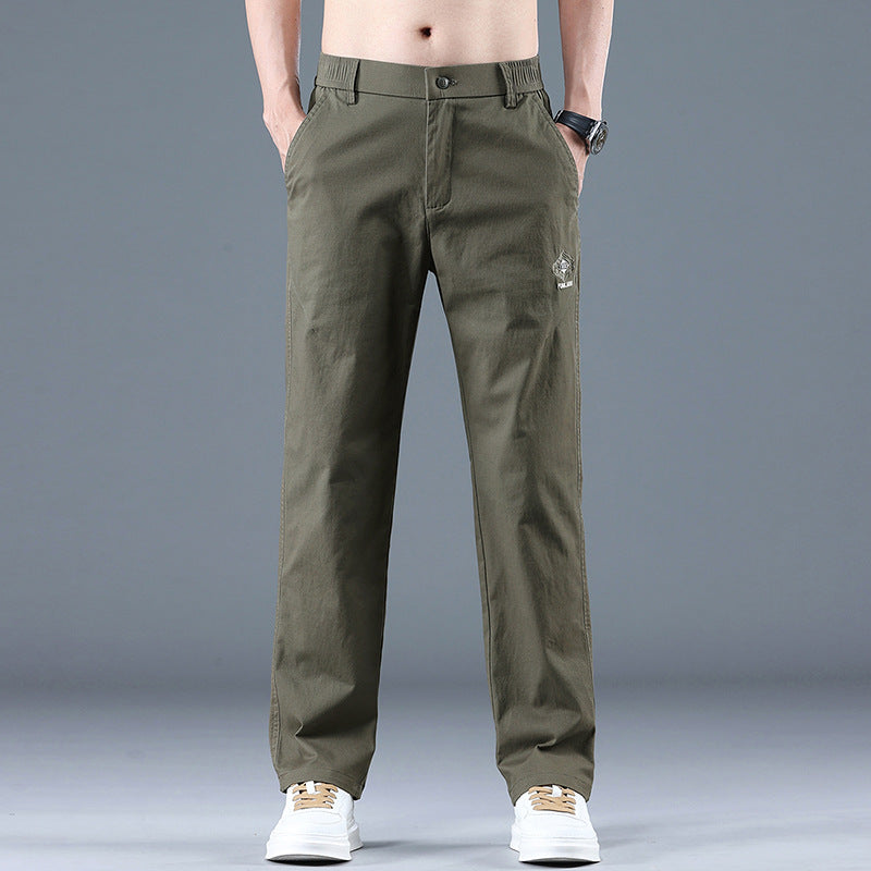 Men’s Cotton Cargo Pants –  Loose Fit Spring Summer
