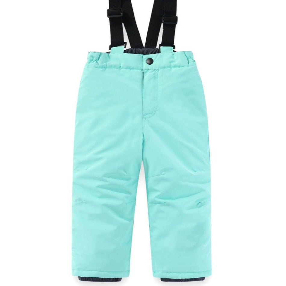 Kids’ Waterproof & Warm Cotton Snow Pants – Winter Overalls