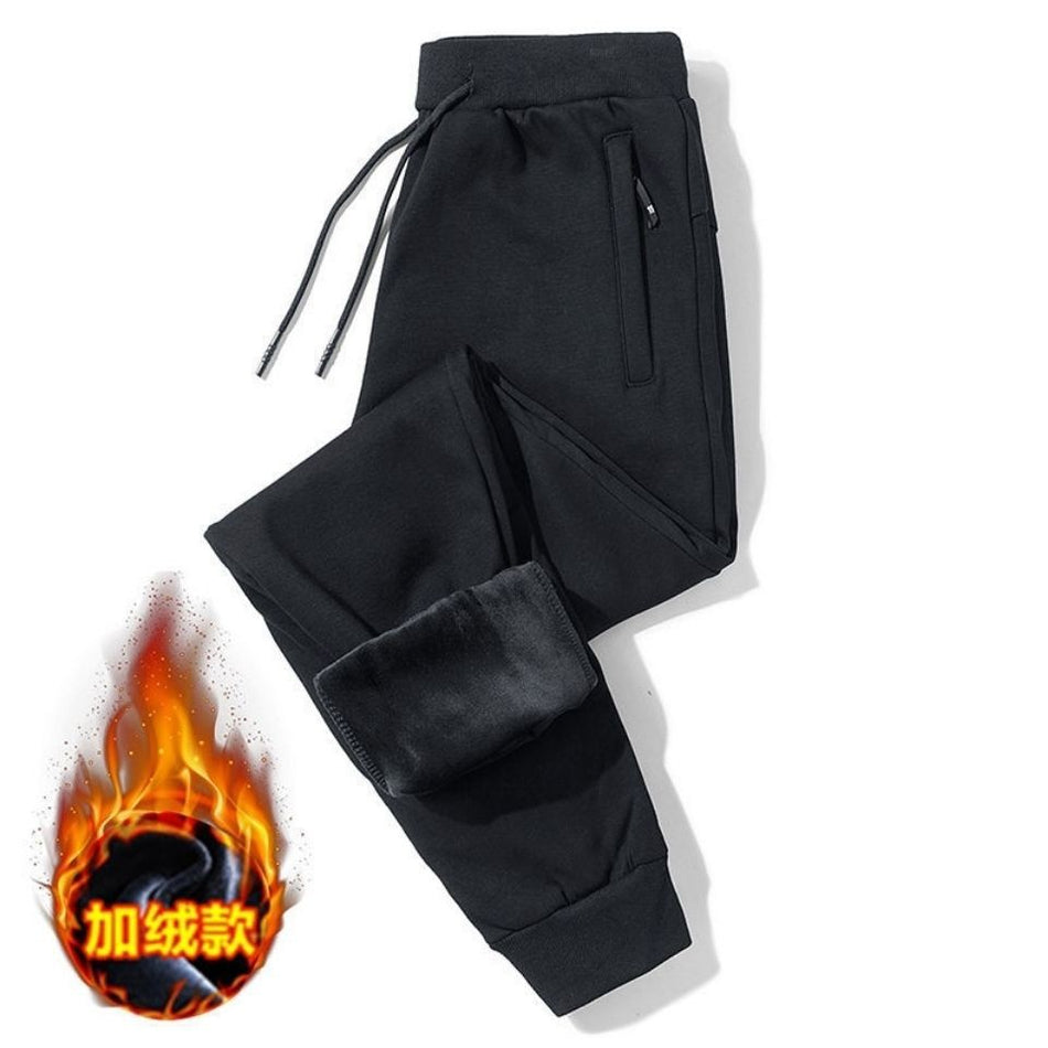 Velvet Warm Casual Pants Men Loose Sports