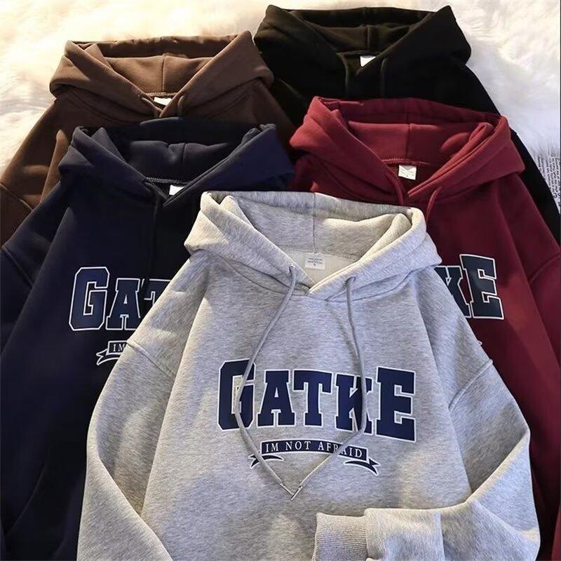 Heavyweight Hoodie – Men’s Loose American Pullover Jacket
