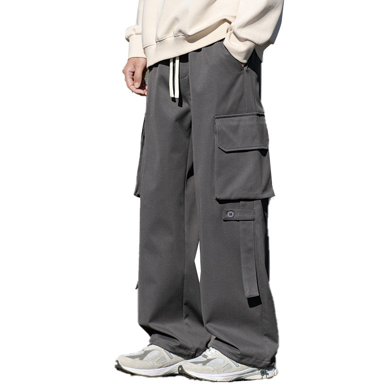 Youth Style Cargo Pants Men’s Loose Fit Autumn Casual