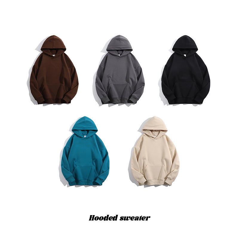 Heavy Polar Fleece Oversized Hoodie Winter Thickened