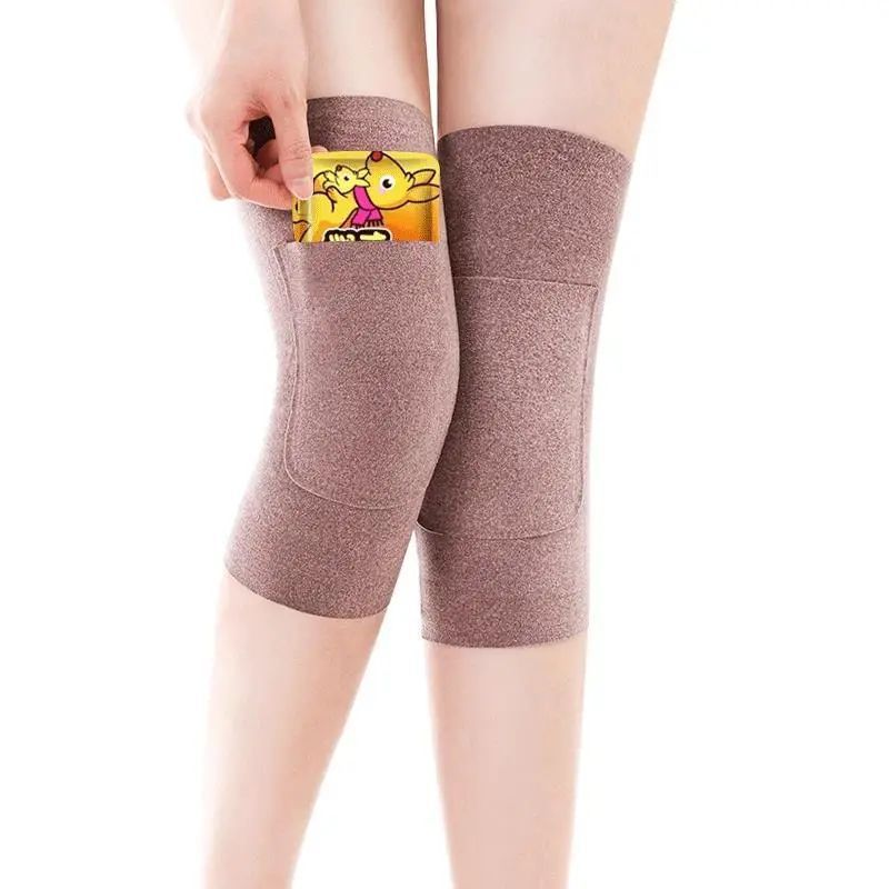 Velvet Fleece-Lined Knee Cover Warm Elderly Cold Legs
