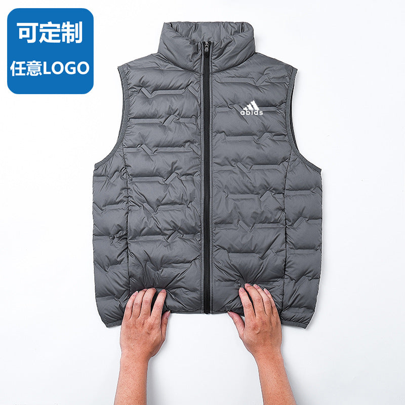 Men’s Light Down Vest – Workwear Team Uniform Printable Logo