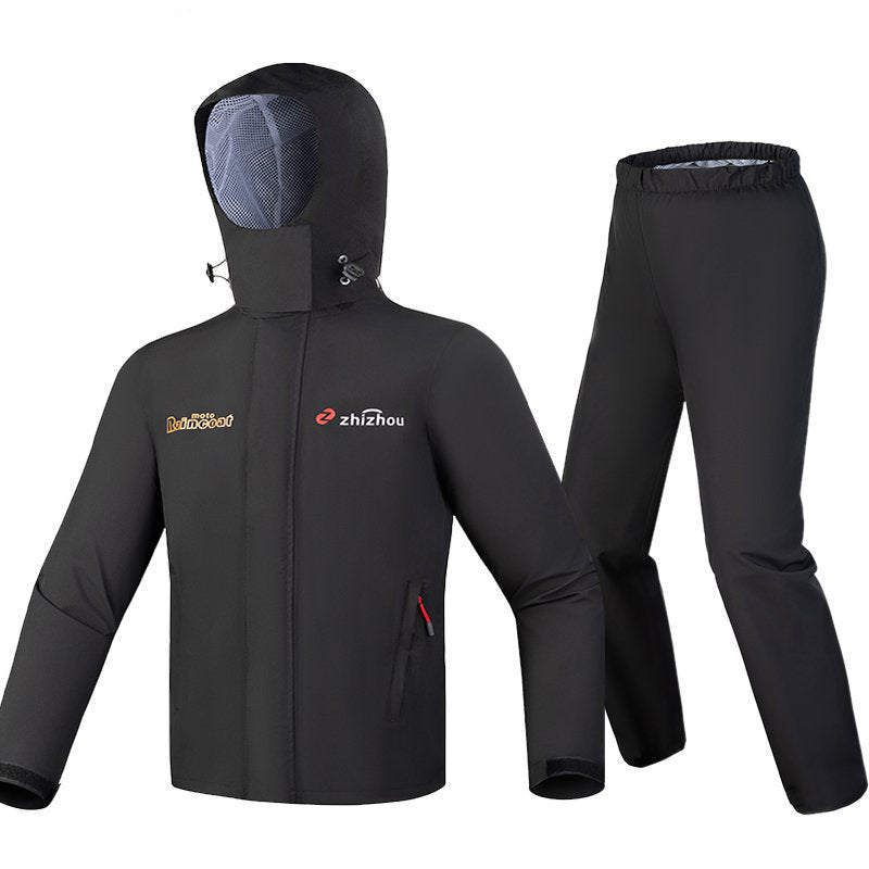 Men’s Full-Body Motorcycle Rain Suit – Waterproof Anti-Storm Gear