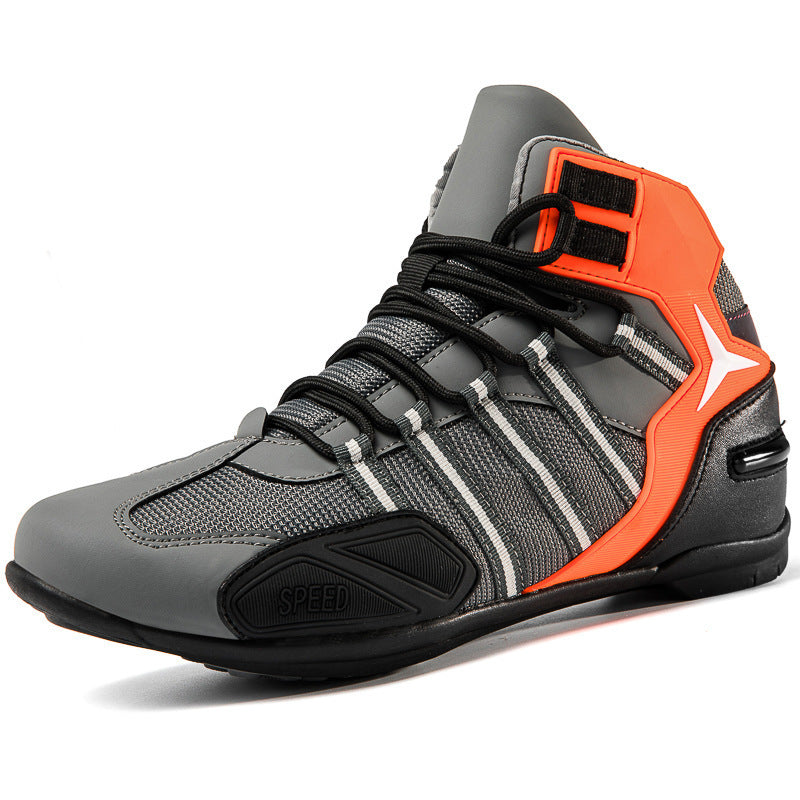 Large Size High-Top Motorcycle Riding Shoes Couples