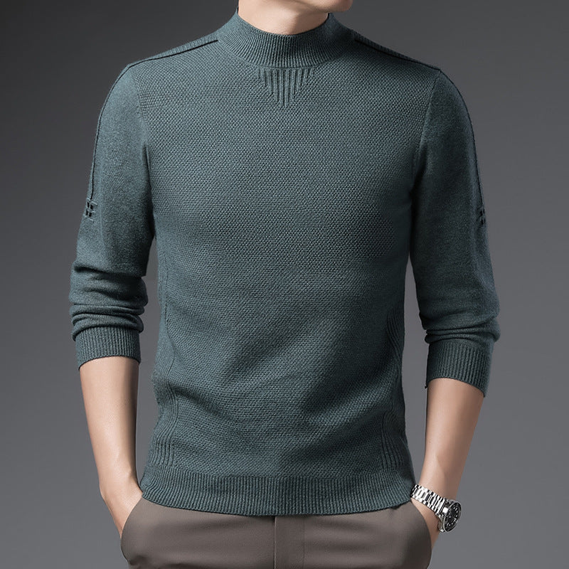 Men’s Warm Cashmere Turtleneck Sweater – Winter Knit
