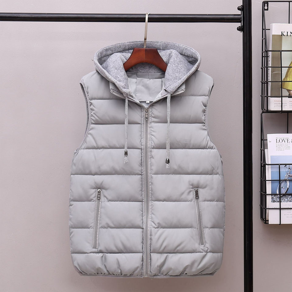 Men’s & Women’s Thickened Cotton Vest Korean Style Warm