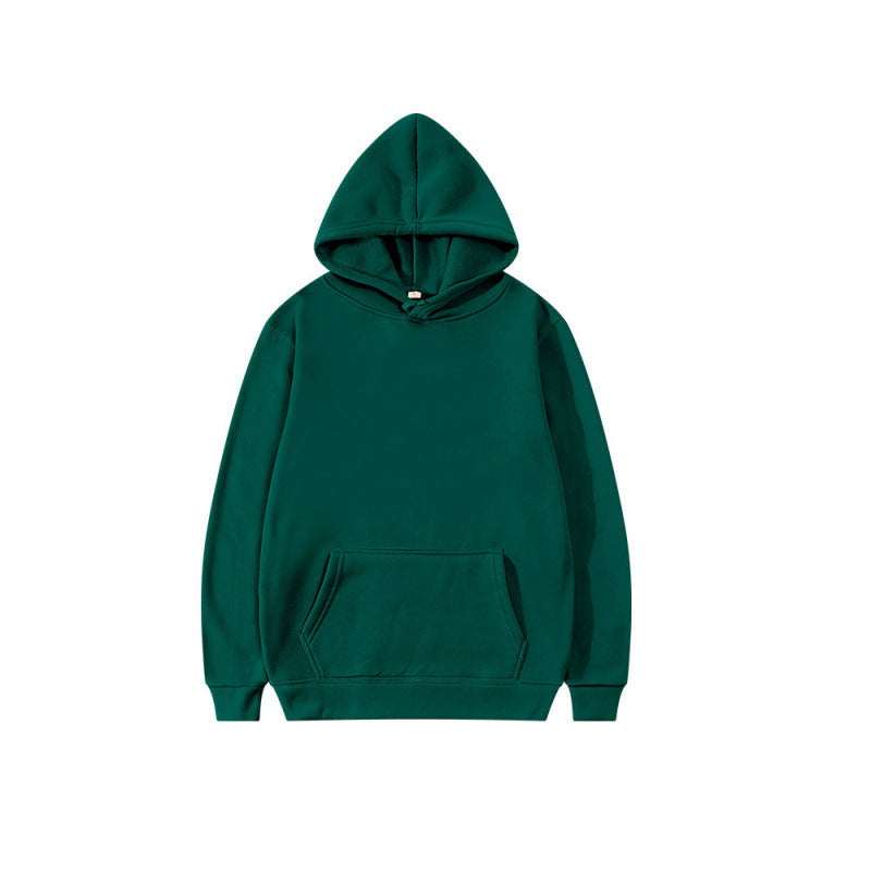 Blank Custom Z Unisex Pure Color Hoodie Sweatshirt