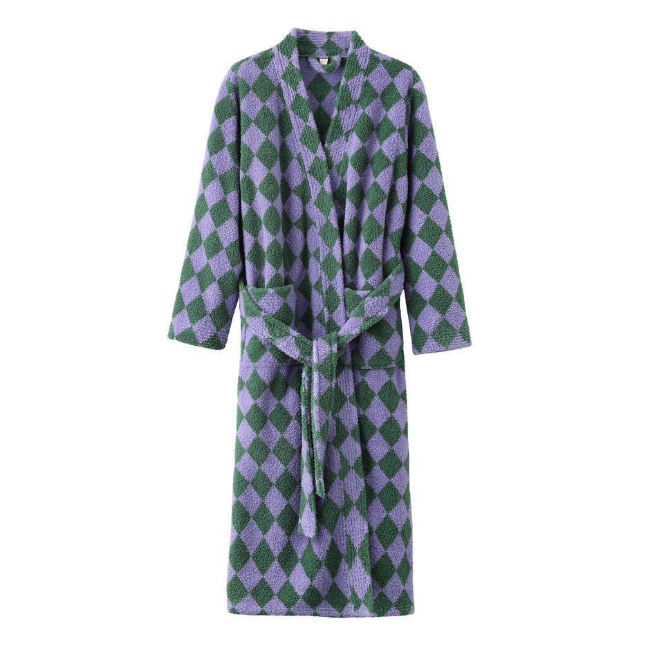 Men’s Plus-Size Velvet Nightgown | Thickened Winter Bathrobe
