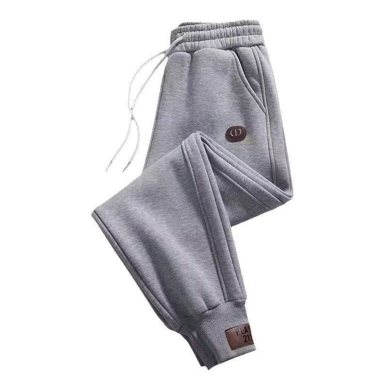 Warm Fleece-Lined Men’s Jogger Pants for Winter