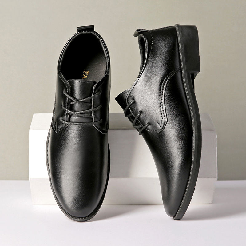 Men’s Formal British Leather Shoes Lightweight Pointed
