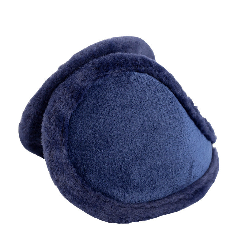 Winter Men’s Plush Back-Worn Earmuffs Thick Warm