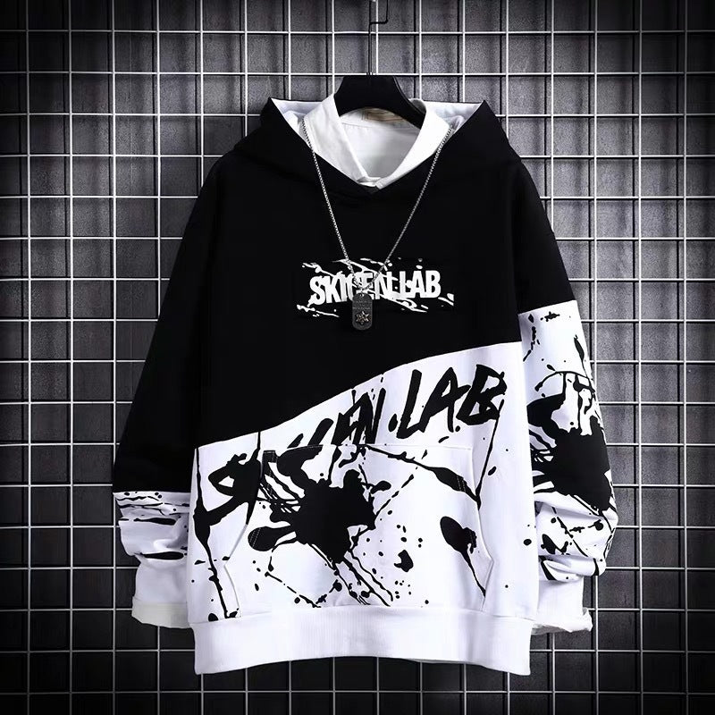 Men’s Japanese Hip-Hop Hoodie | Loose Autumn Winter Sweatshirt