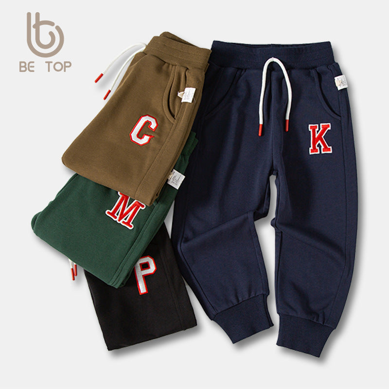 Kids Sports Pants Thin Breathable Spring