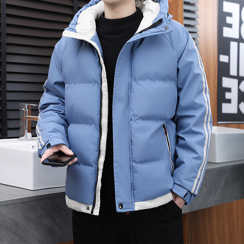 Men’s Thickened Down Cotton-Padded Winter Jacket – Warm & Stylish