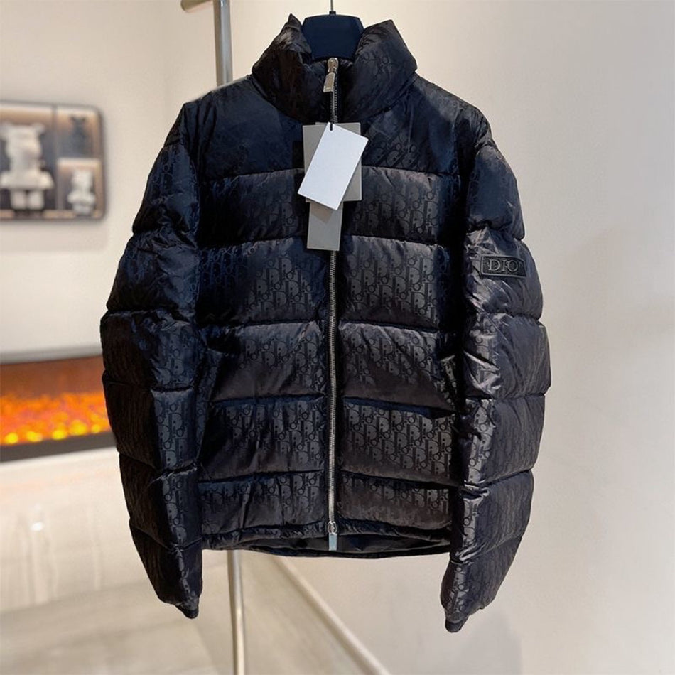 Men’s European Stand Collar Puffer Jacket – Duck Down