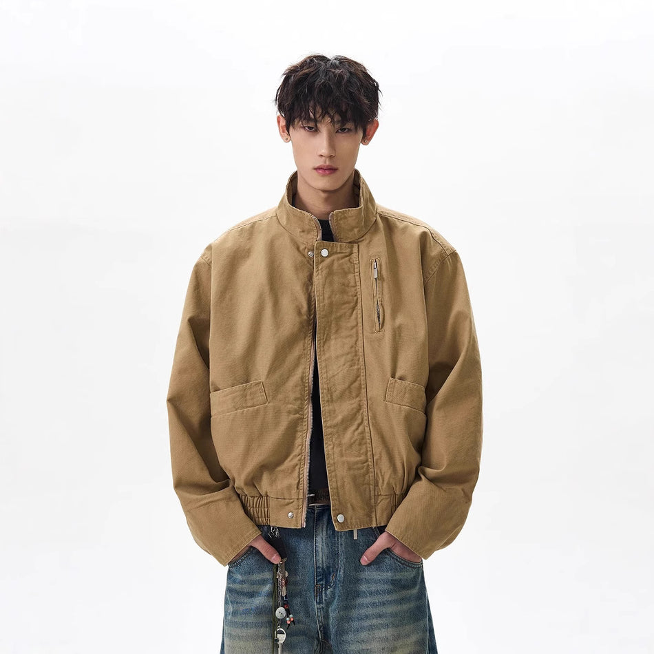 2025 American Retro Bomber Jacket for Men