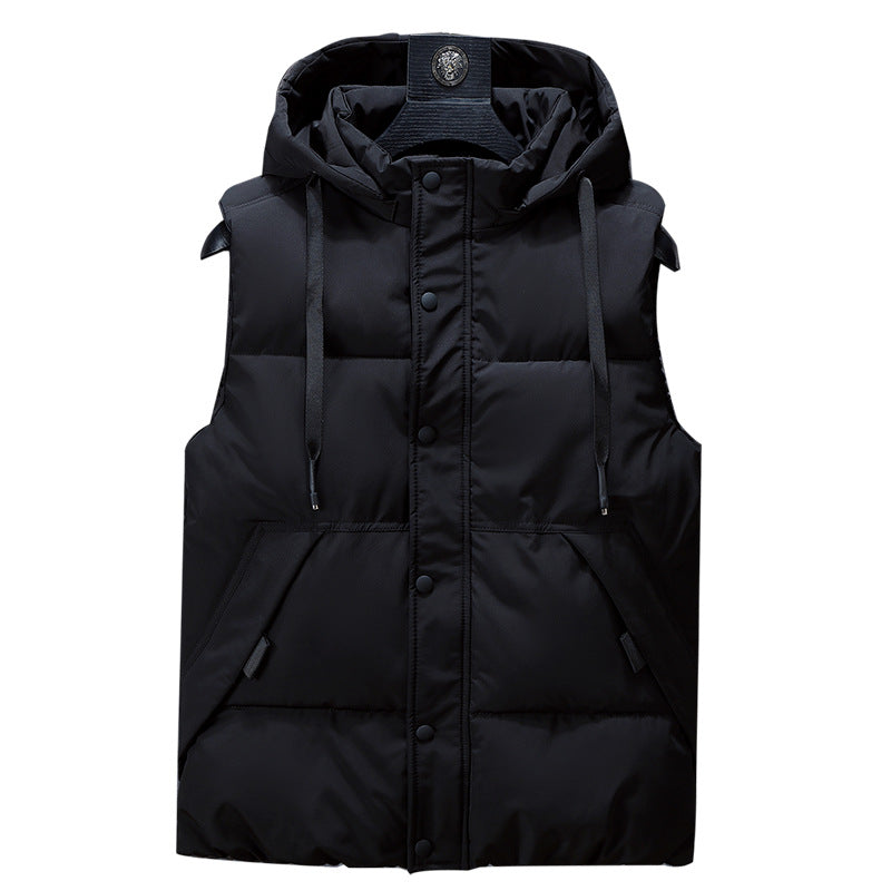 Men’s Camouflage Cotton Vest XL Thick Warm Waistcoat