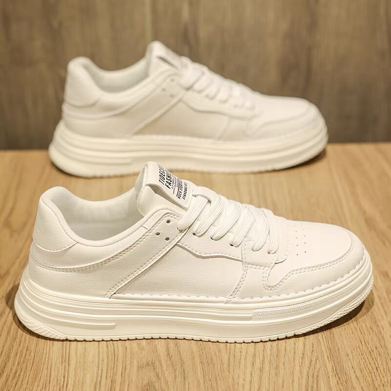 2025 Spring Men’s White Breathable Casual Sneakers