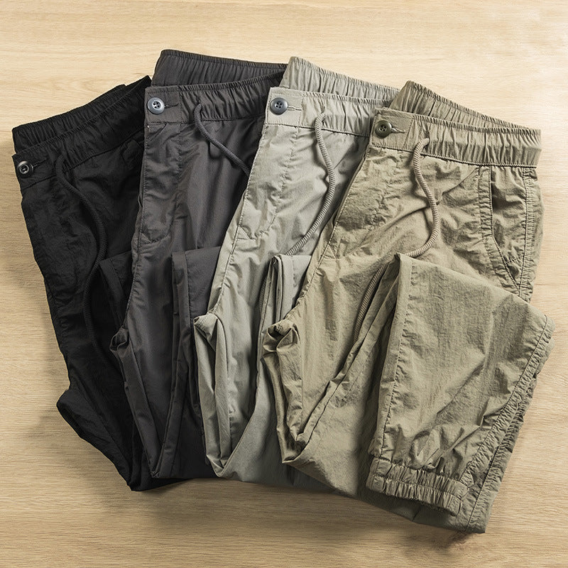Light Casual Elastic Pants Mens 2025