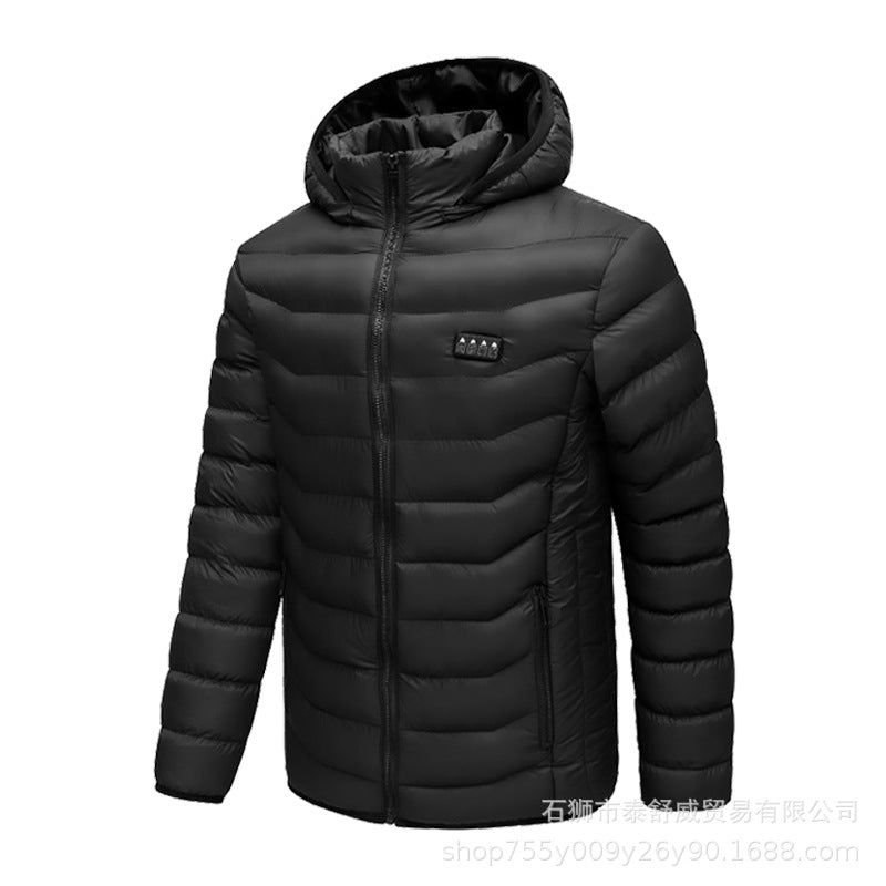 Men’s Heated Puffer Jacket – Multi-Zone Temperature Control