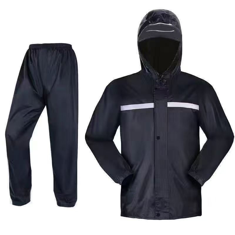 Unisex Full-Body Motorcycle Rain Suit – Rainproof Riding Gear