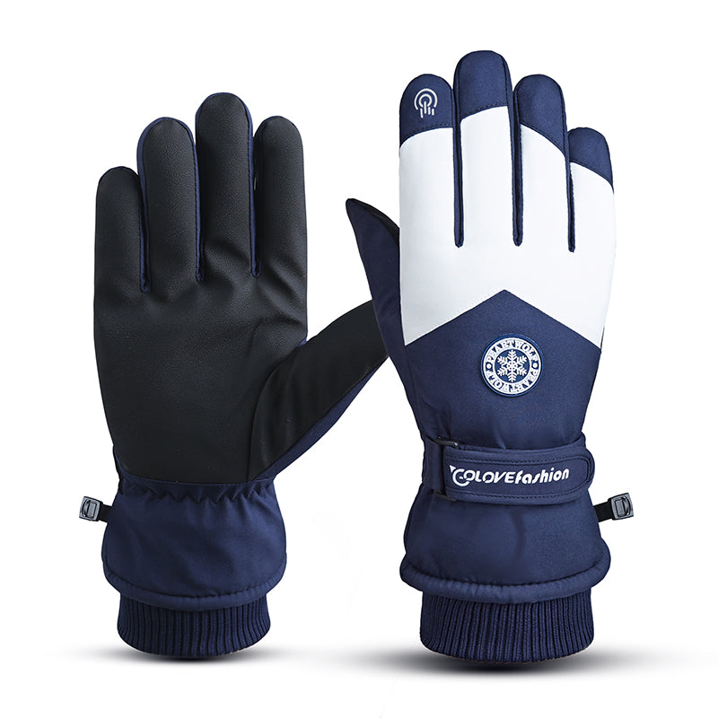 Men’s Half-Finger Knitted Wool Winter Gloves Warm