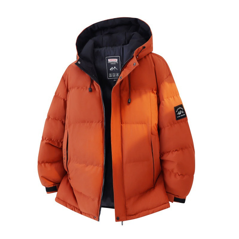 2025 Hooded Cotton Down Jacket for Men – Winter Trend