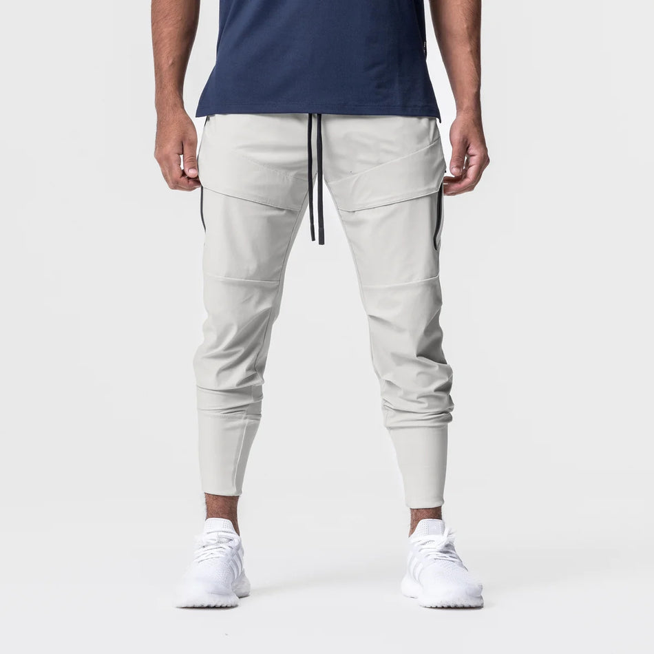 Men’s Slim-Fit Track Pants – Quick-Dry Fitness & Running Leggings