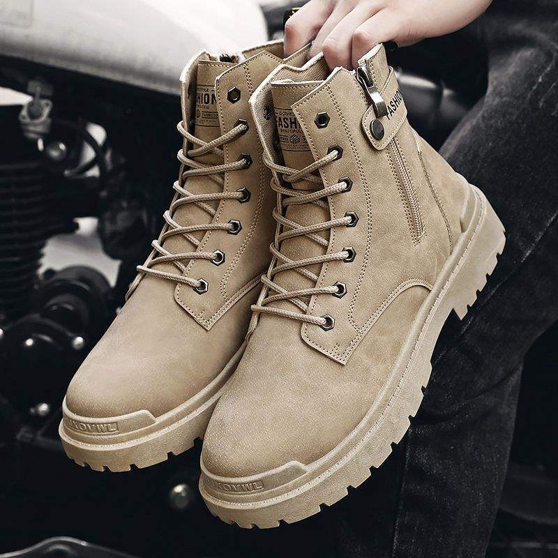 Men’s Martin Boots – High-Top Trendy British Style Shoes