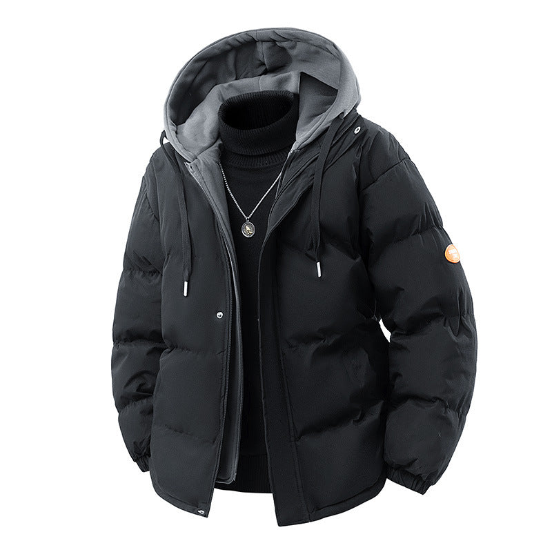 Men’s 2025 Two-Piece Style Cotton-Padded Jacket – Winter Down Coat