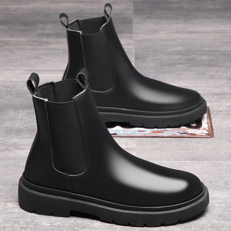 Autumn Martin Boots – Black High-Top Work & Casual