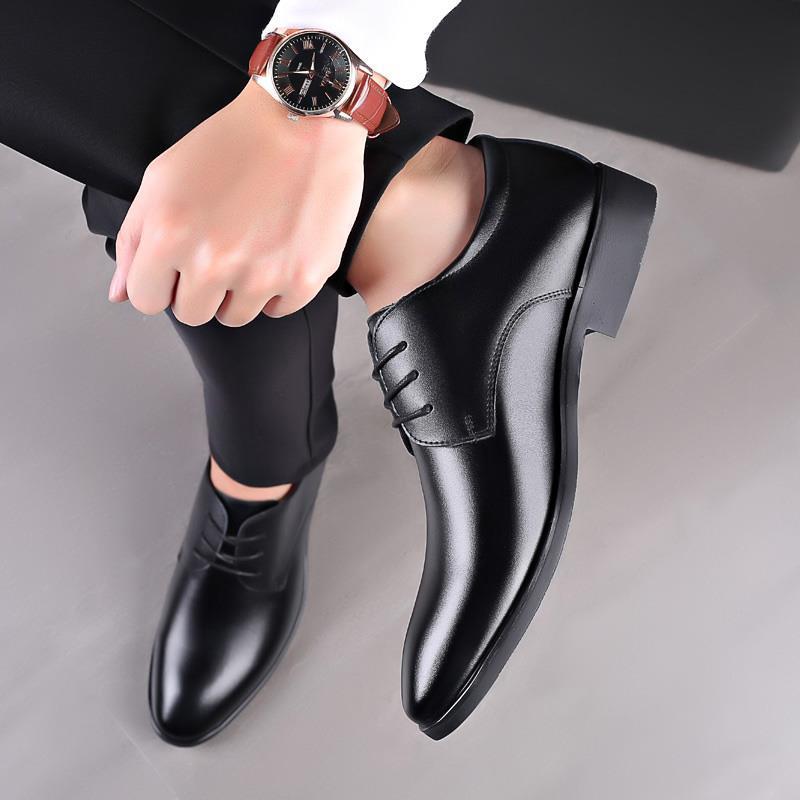 Men’s Large Size British Leather Shoes Four Seasons