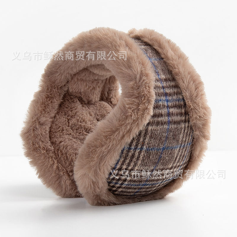 Folding Plush Earmuffs Windproof Ear Warmers Men