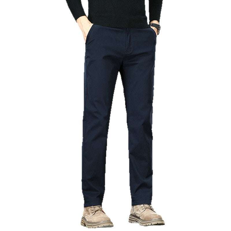 Cotton Autumn Casual Pants Men Loose Fit