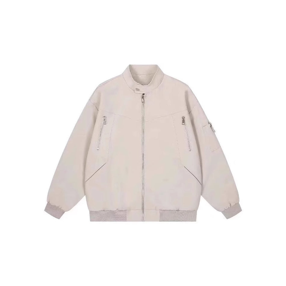 Men’s High Street Bomber Jacket – American Style Baseball Suit